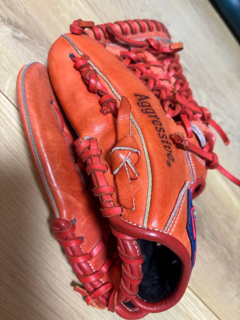 久保田スラッガー KSN-J6V オレンジ 軟式グローブ