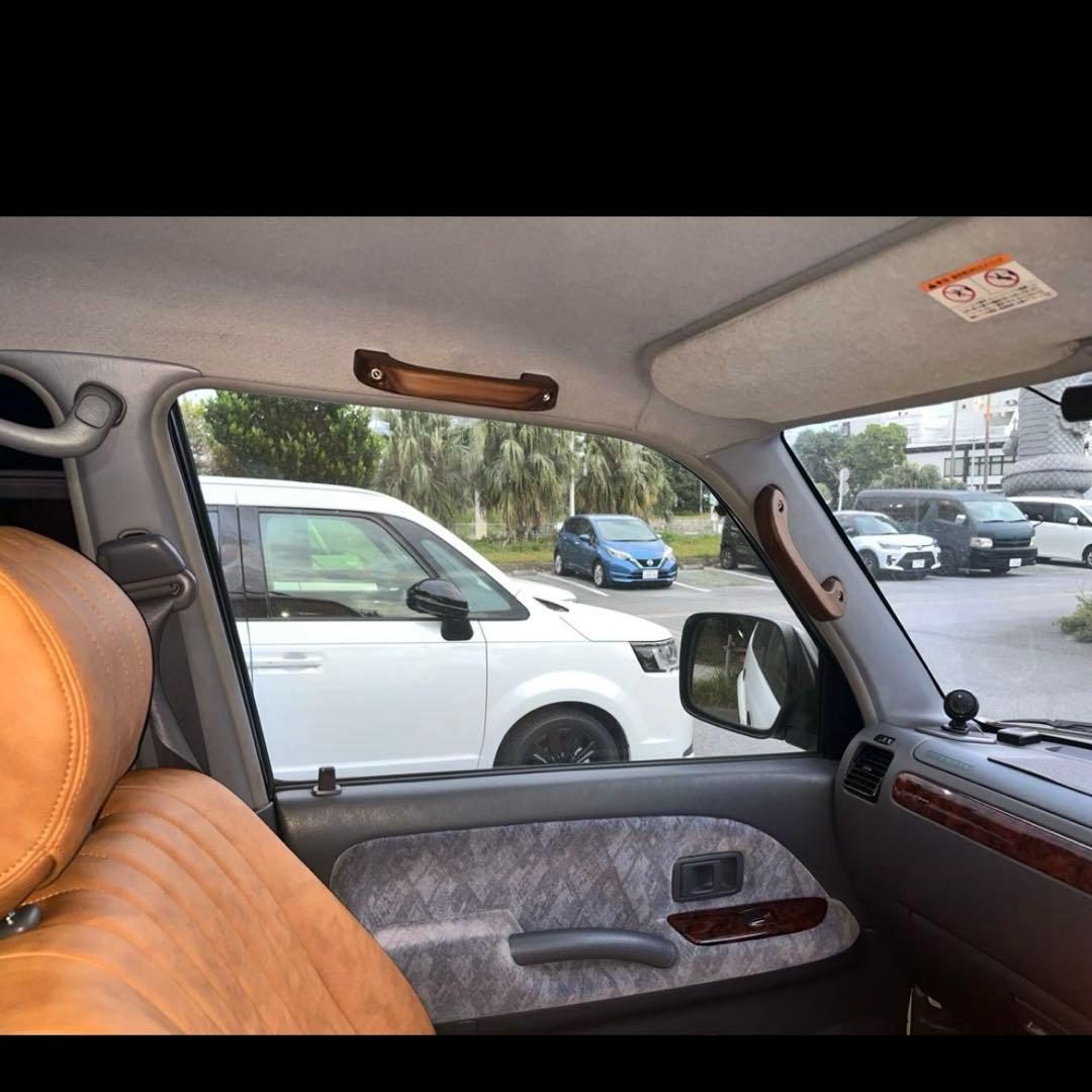 95プラド用ウォールナットアシストグリップ 3個セット