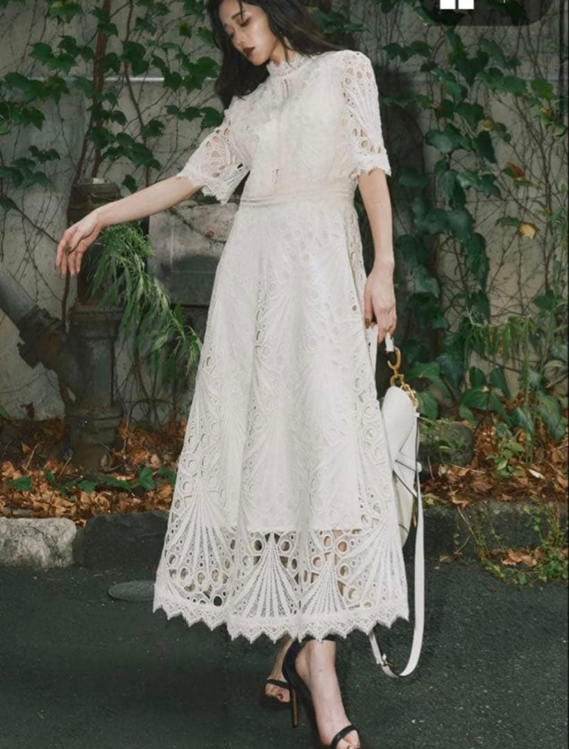 （ほぼ未使用）ANDREA&Co エンブロイダリードレス