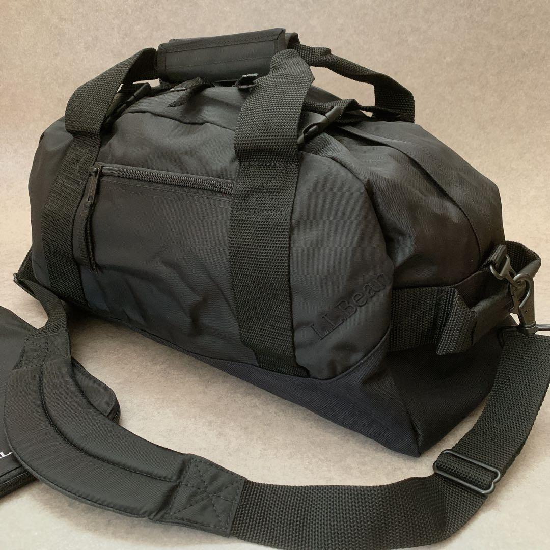 美品✨　L.L.Bean ブラック ダッフルバッグ　人気サイズS