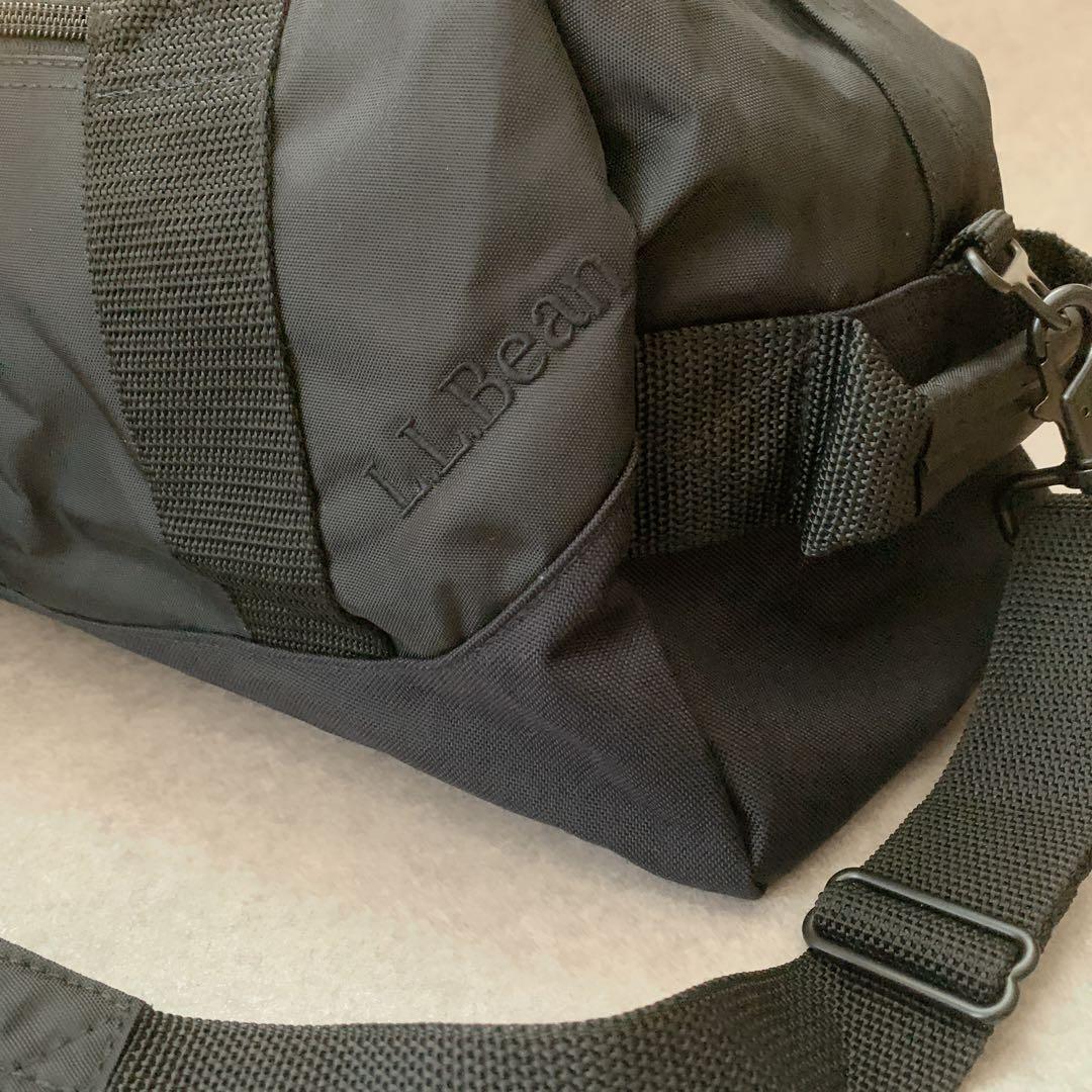 美品✨　L.L.Bean ブラック ダッフルバッグ　人気サイズS