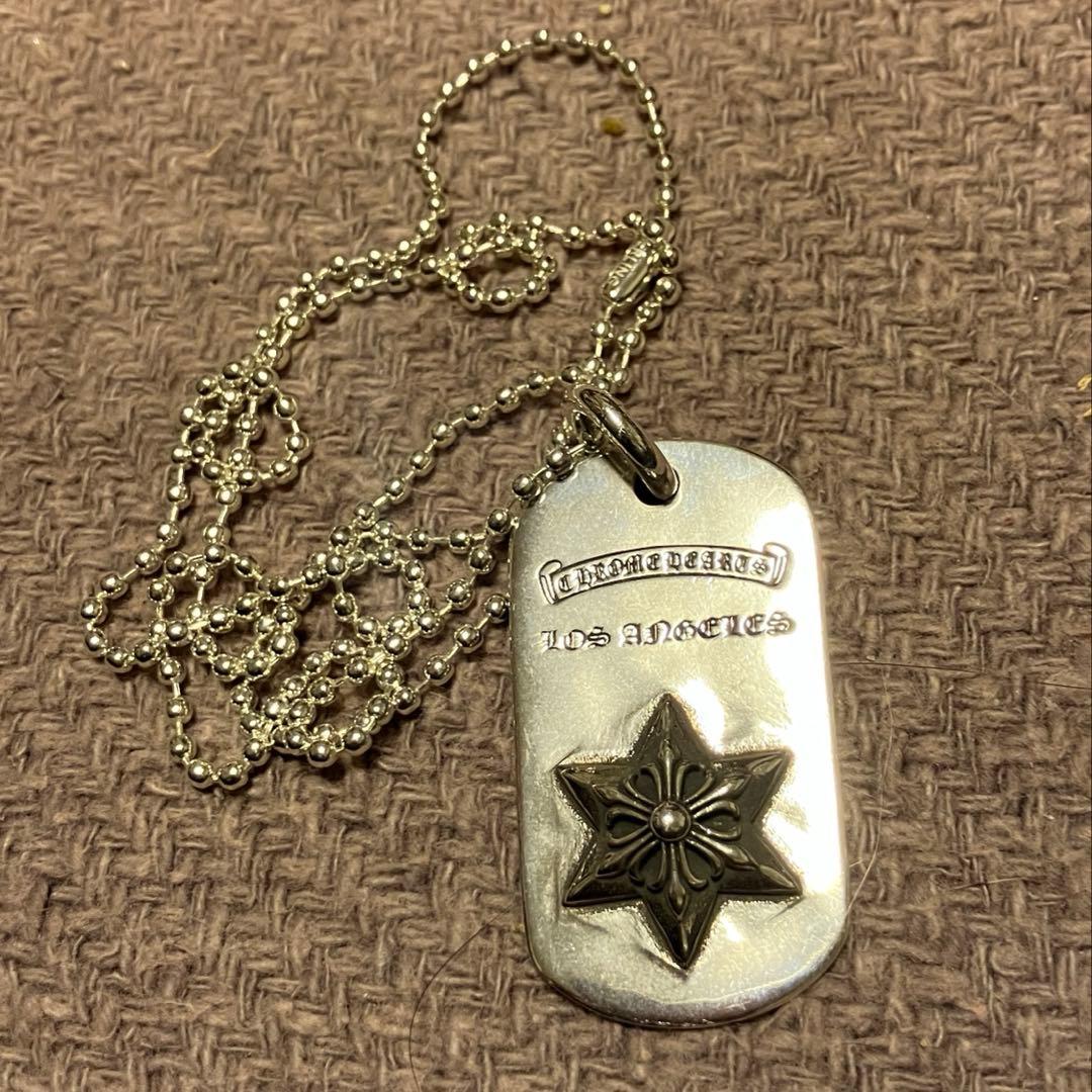 ノ*ブ様 クロムハーツ　レイズドスタードックタグ