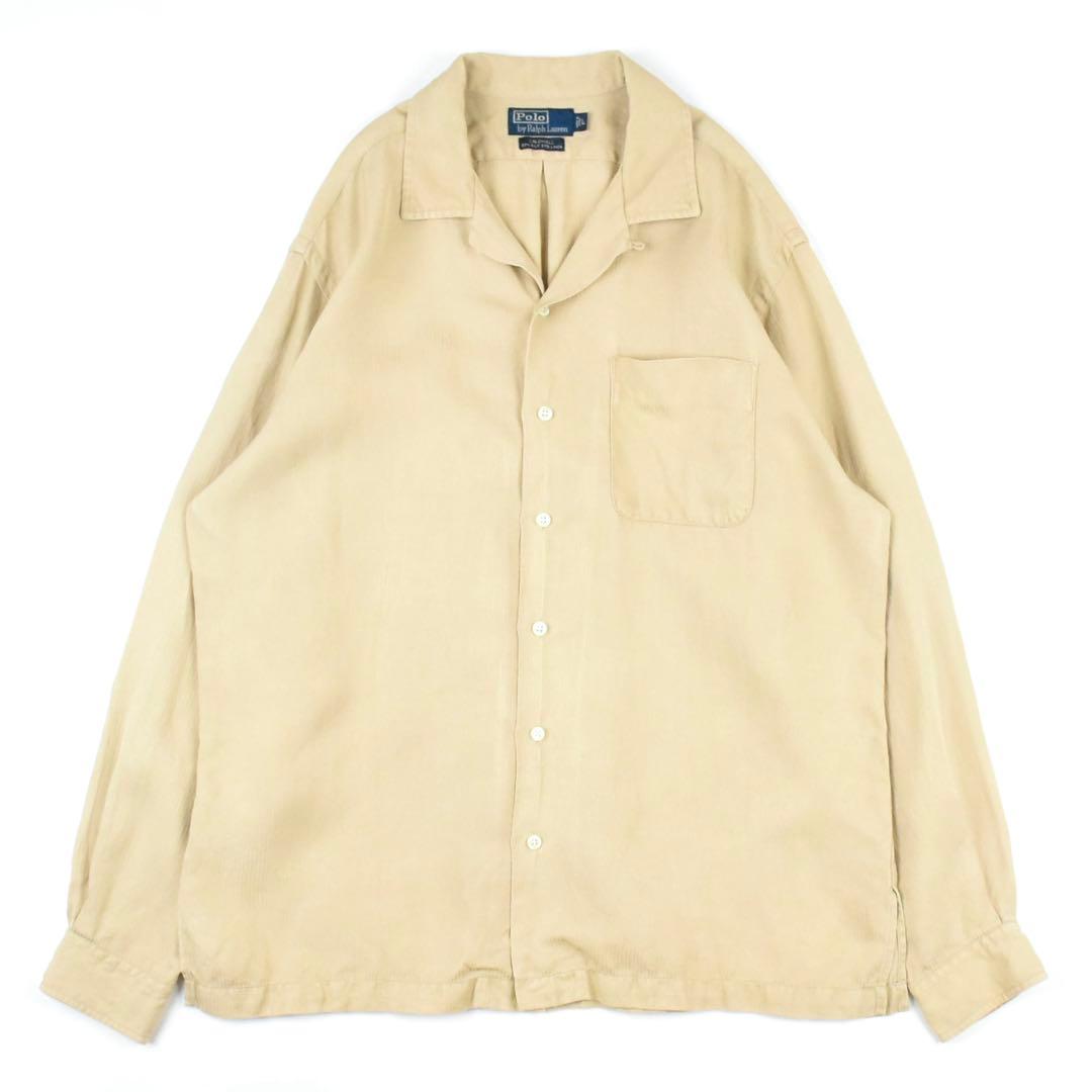 90s Ralph Lauren Shirt CALDWELL ベージュ