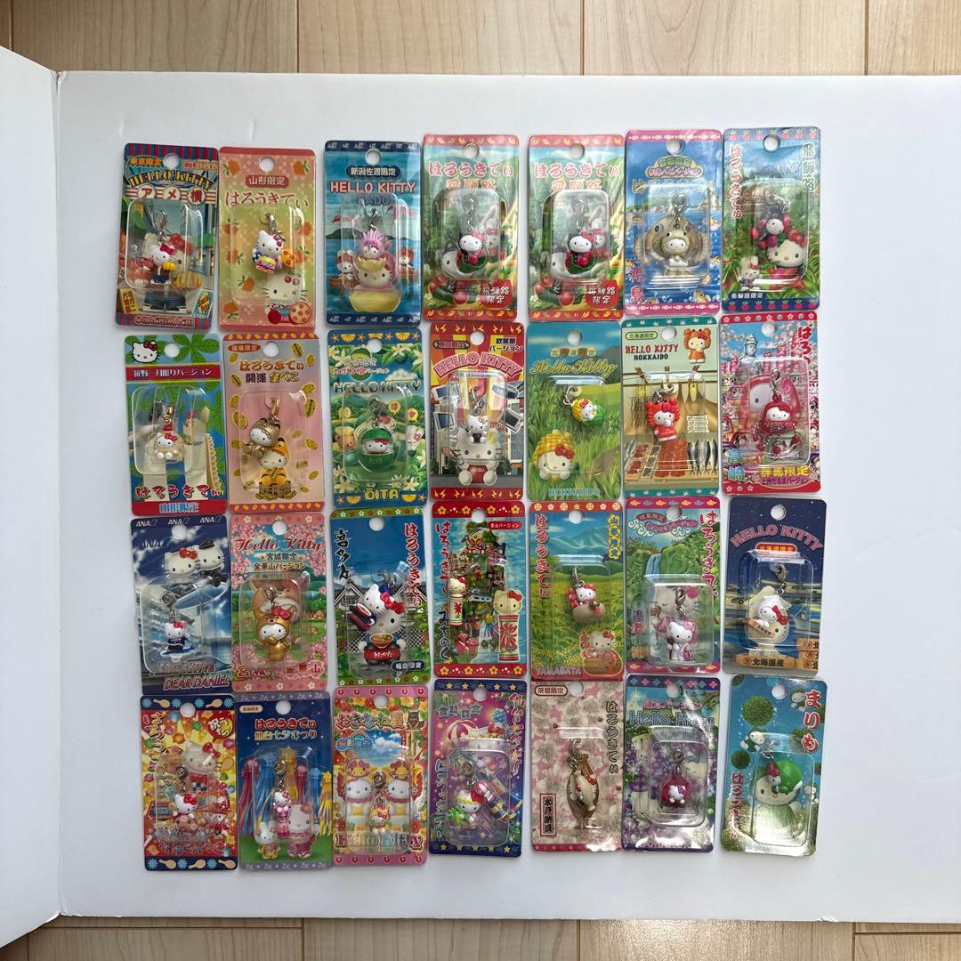 ご当地ハローキティ ストラップセット 68個