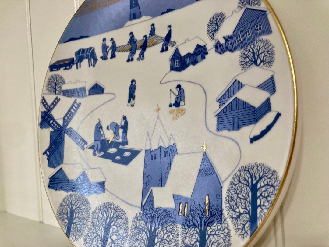 ARABIA アラビア　1980s クリスマスプレート