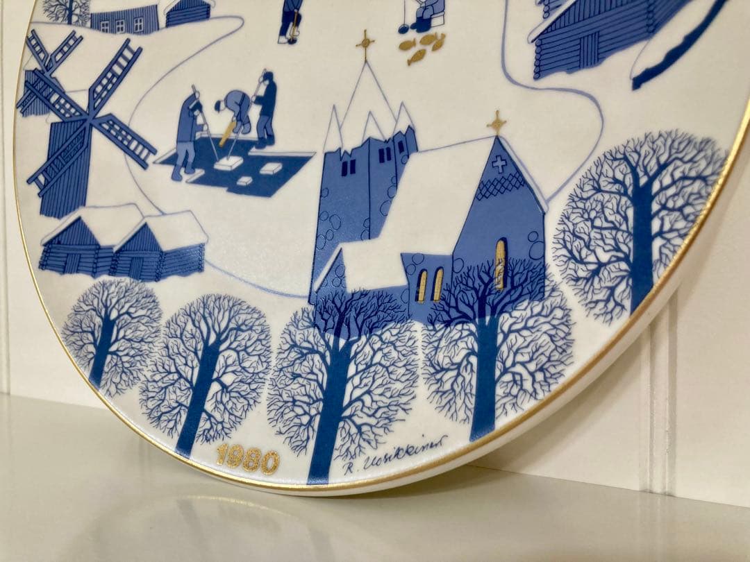 ARABIA アラビア　1980s クリスマスプレート