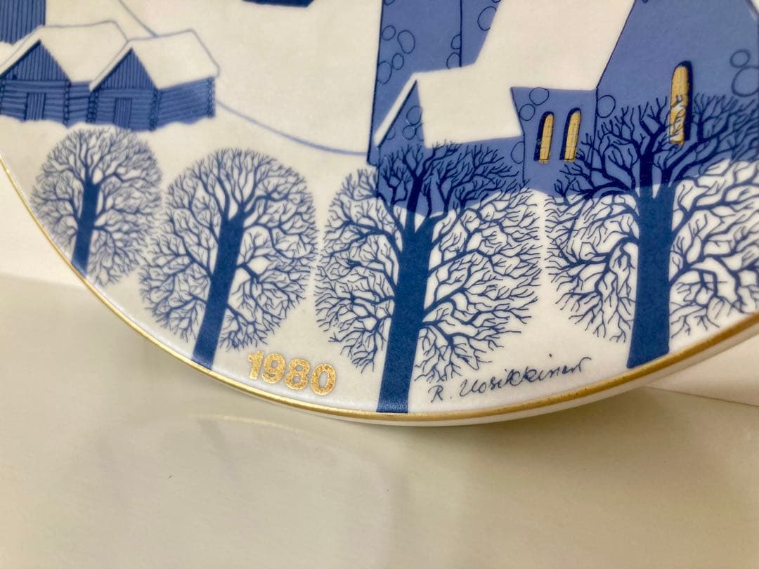 ARABIA アラビア　1980s クリスマスプレート