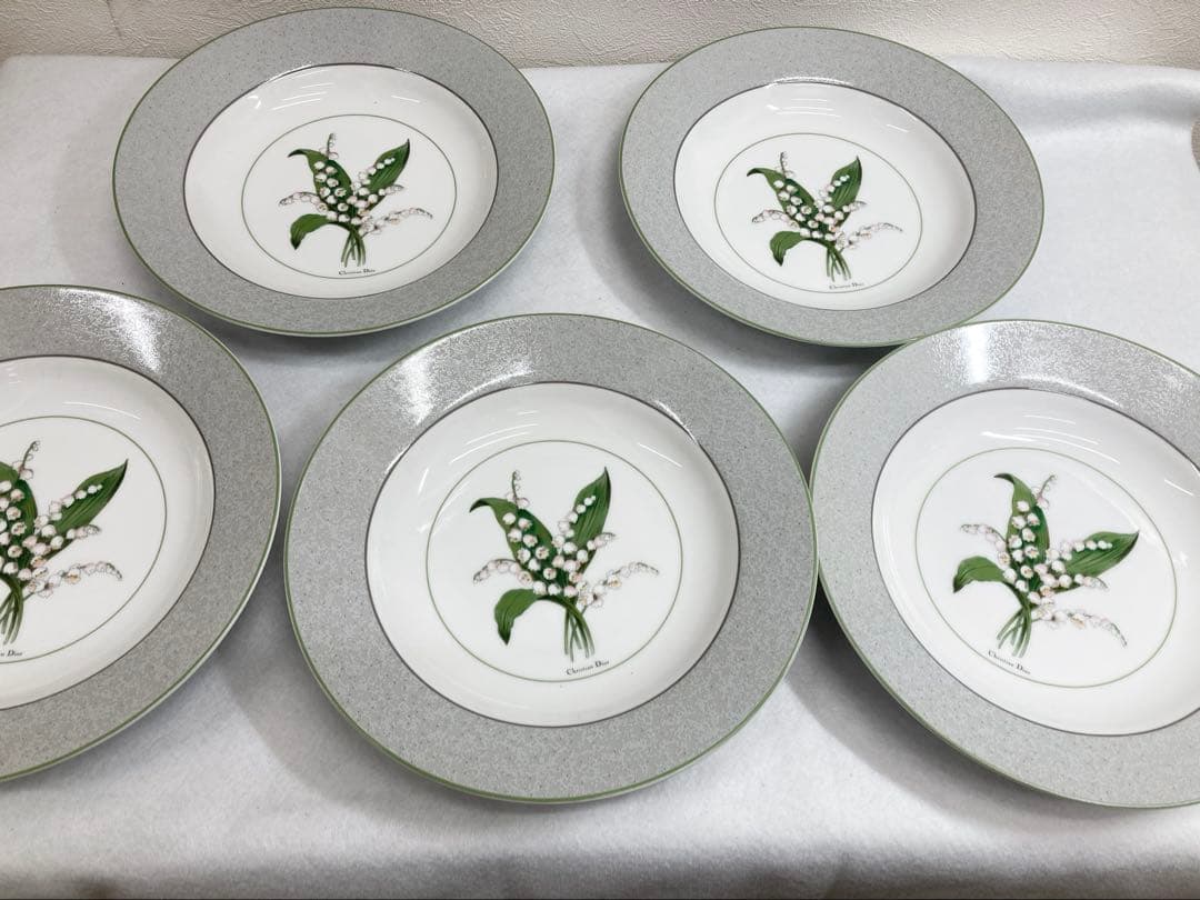 開封のみ Christian Dior ミリラフォーレ スープ 皿リム付23cm