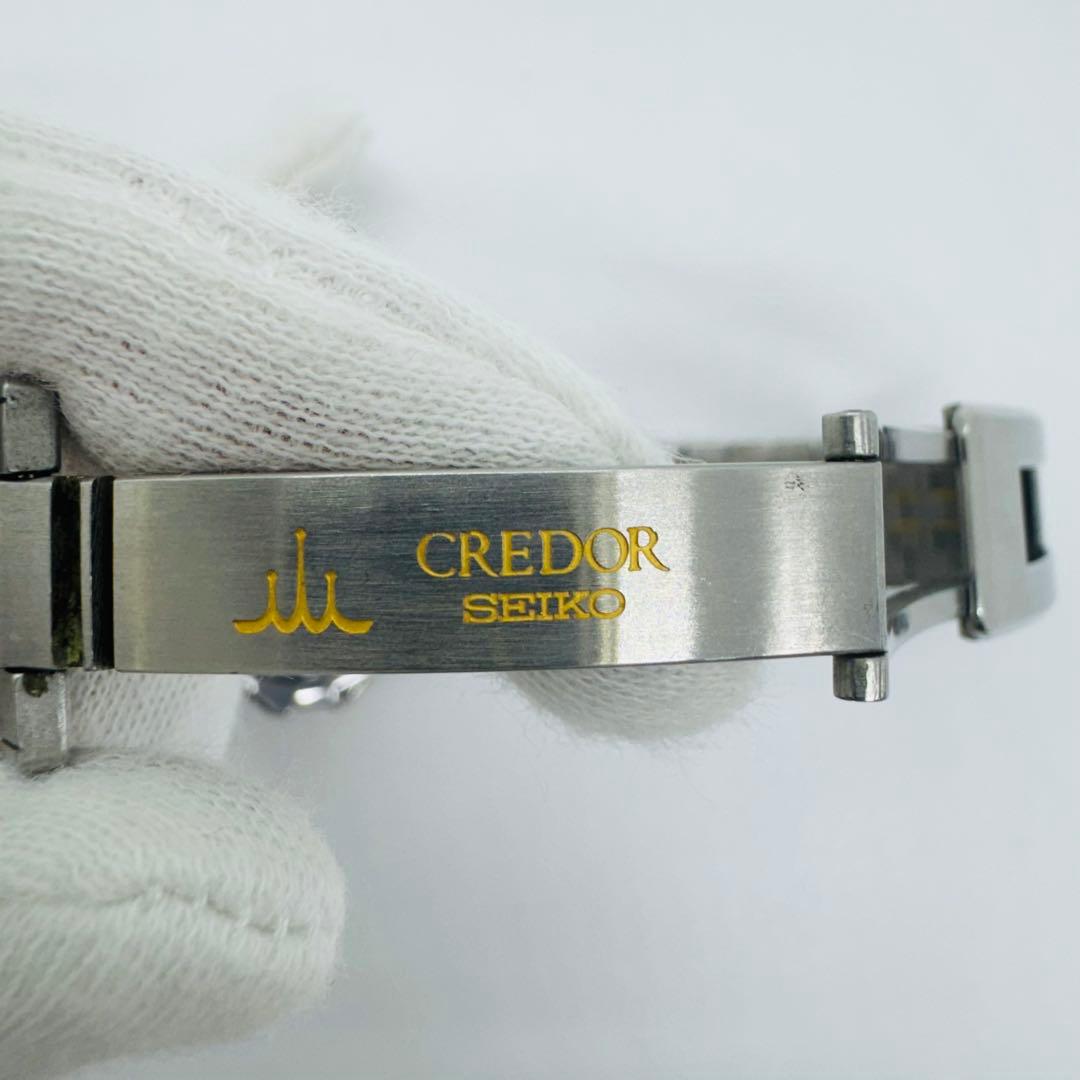 ✨SEIKO✨セイコー✨クレドール✨18KTベゼル✨ホワイト文字盤✨腕時計✨