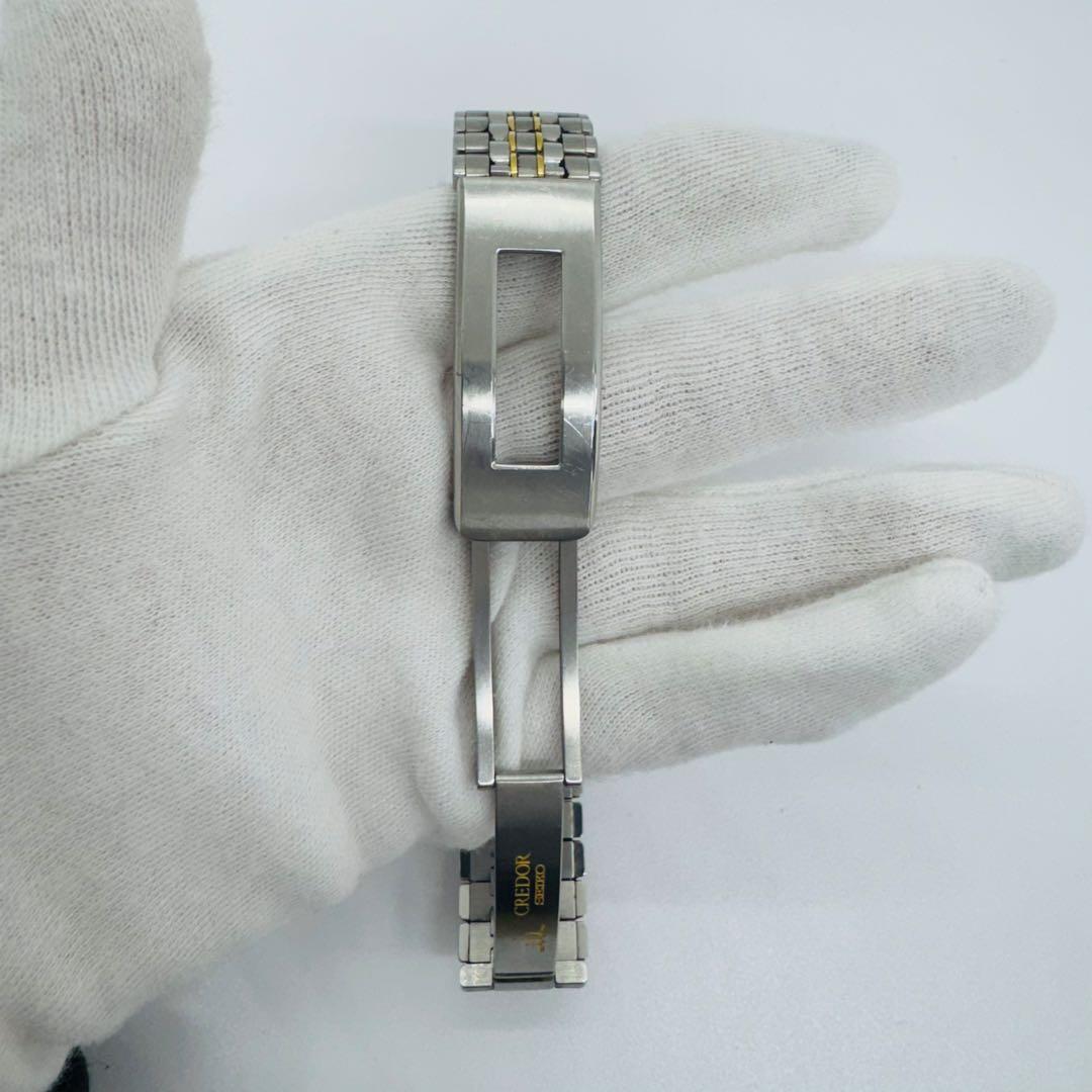 ✨SEIKO✨セイコー✨クレドール✨18KTベゼル✨ホワイト文字盤✨腕時計✨