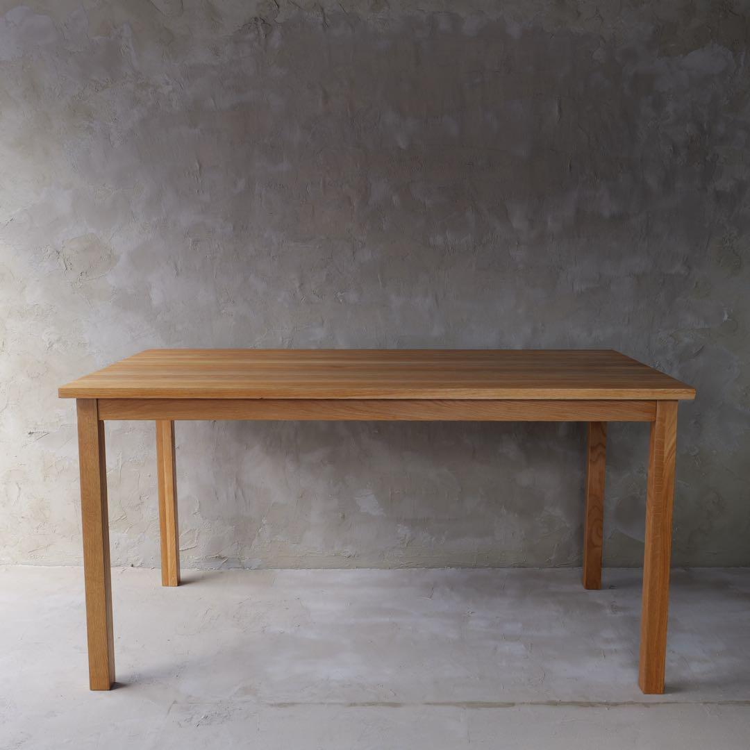 フルメンテ済み無印良品オーク無垢ダイニングテーブル【天板のみ】140×80×72