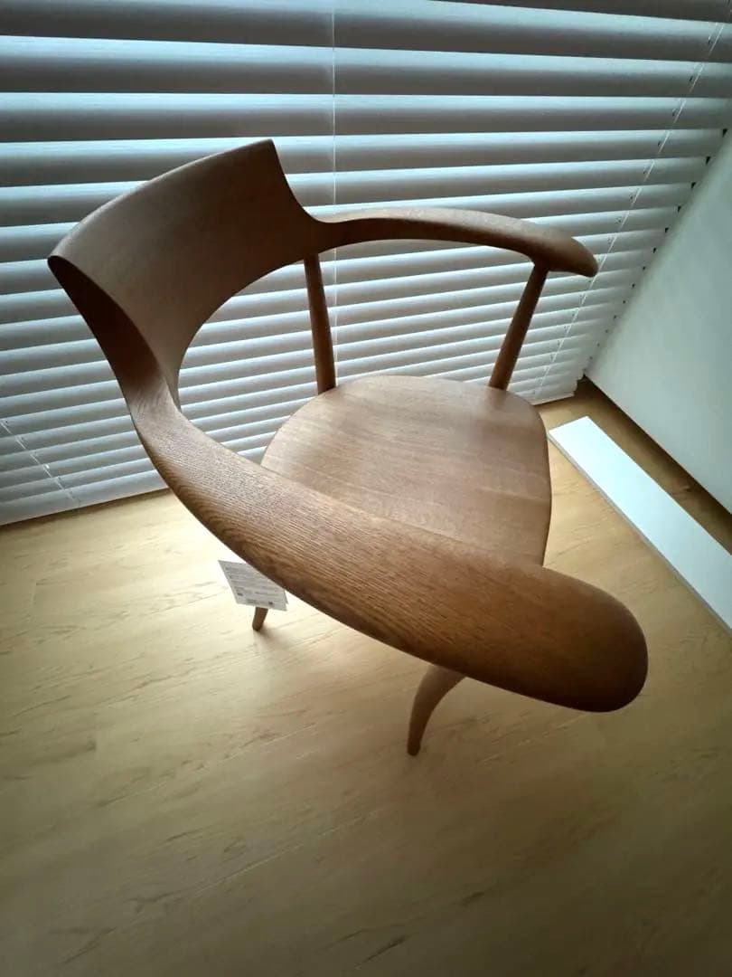 HIDA 木製アームチェア　クレセント　一脚　飛騨産業