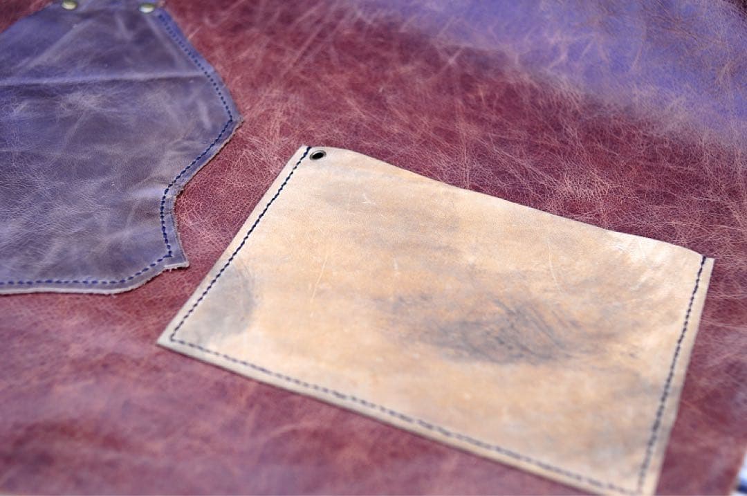 本革　エプロン 工房作業、DIY、ガーデニング、カフェ・美容師・革作業・木工