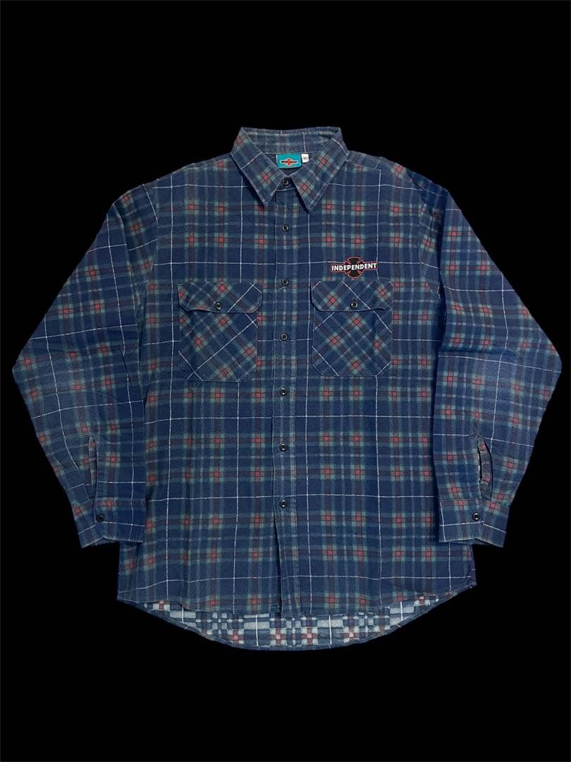 90年代　INDEPENDENT ネルシャツ インディペンデント