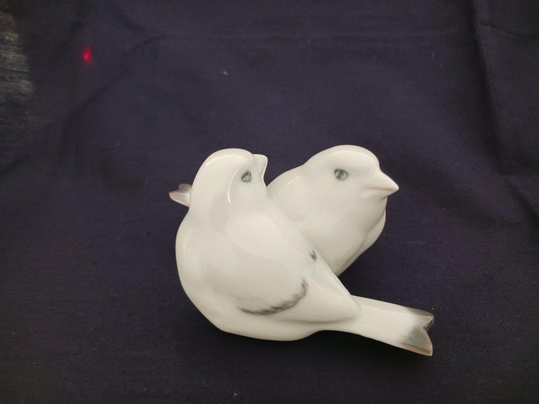 〔値下げ‼〕ロイヤルコペンハーゲン　フィギュリン　二羽の小鳥　美品