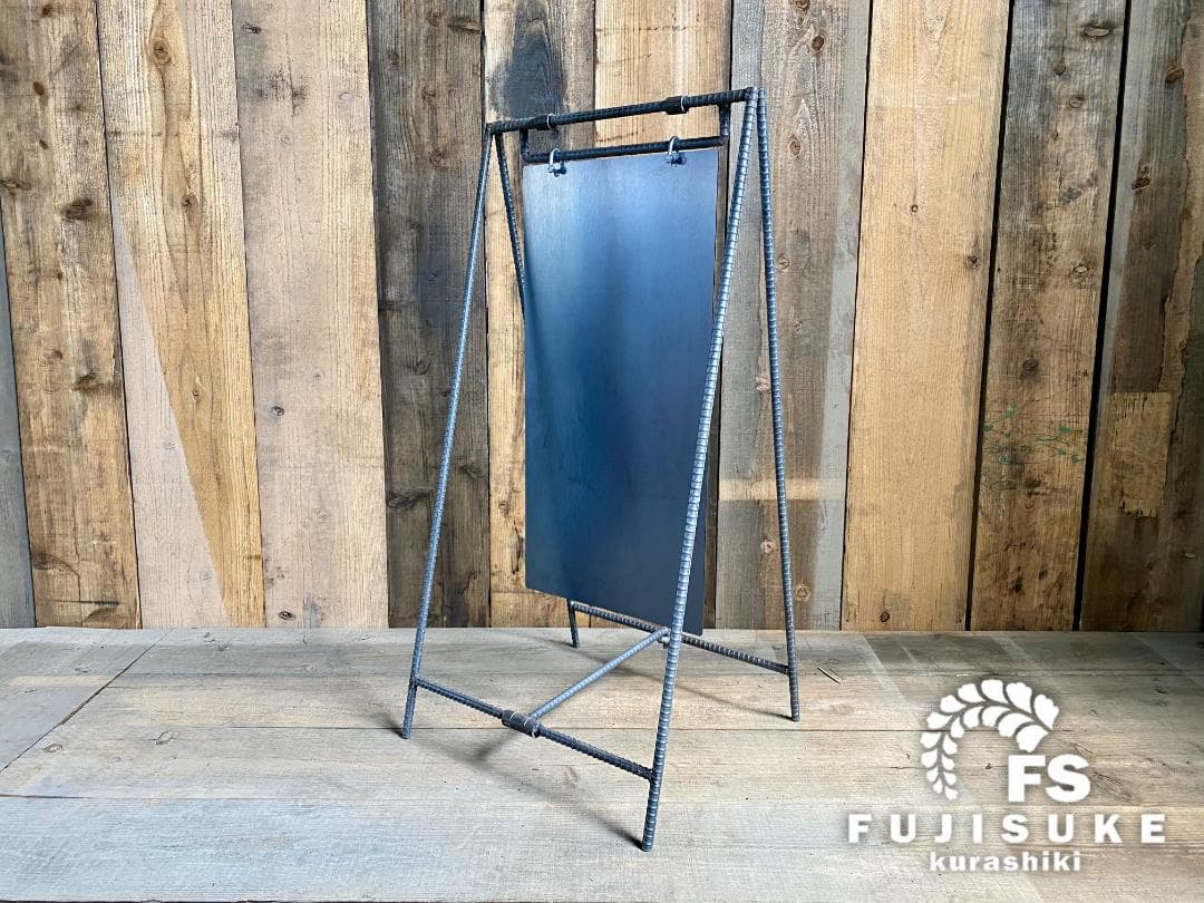 A型サインボード　折りたたみ式　A型看板　店舗　異形丸鋼　新品　オーダー可能！