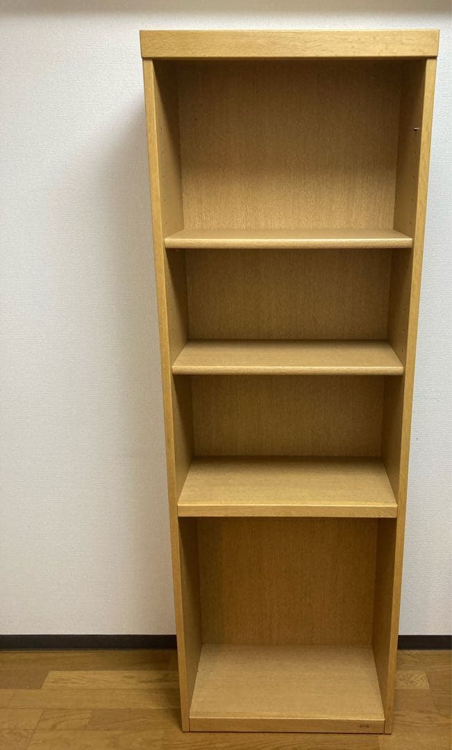 浜本工芸 木製 4段本棚 ナチュラル