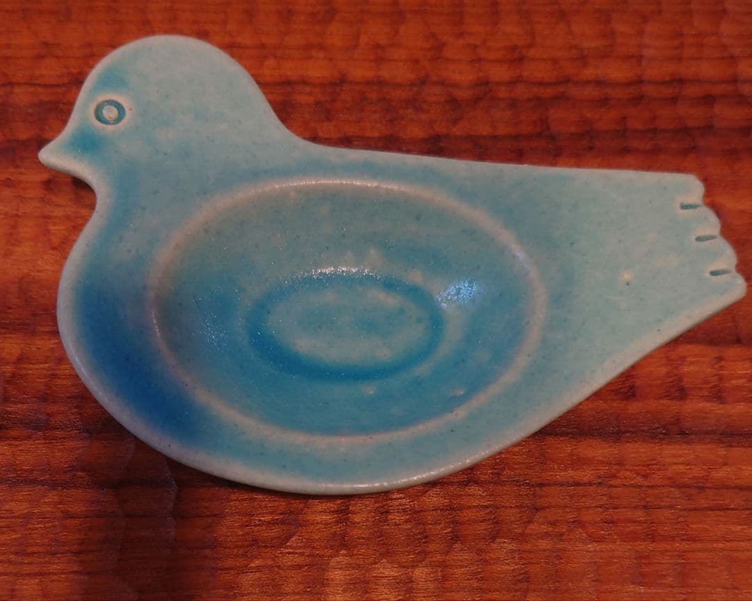 スタジオポッターコエダ　錆江　鳥豆皿