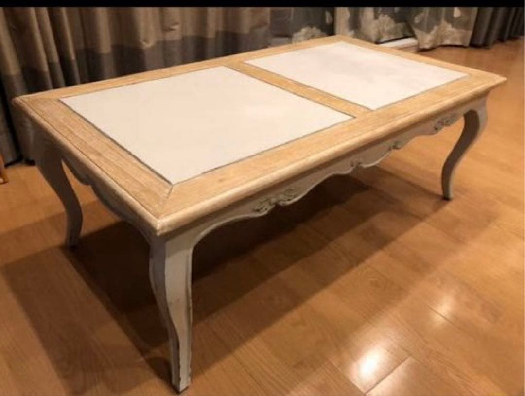 ブランディボワール木製センターテーブル 引き出し付き