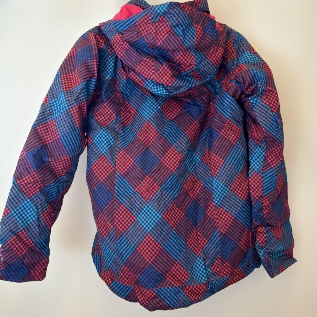 Burton 子供用スキーウェア チェック柄　上下セット