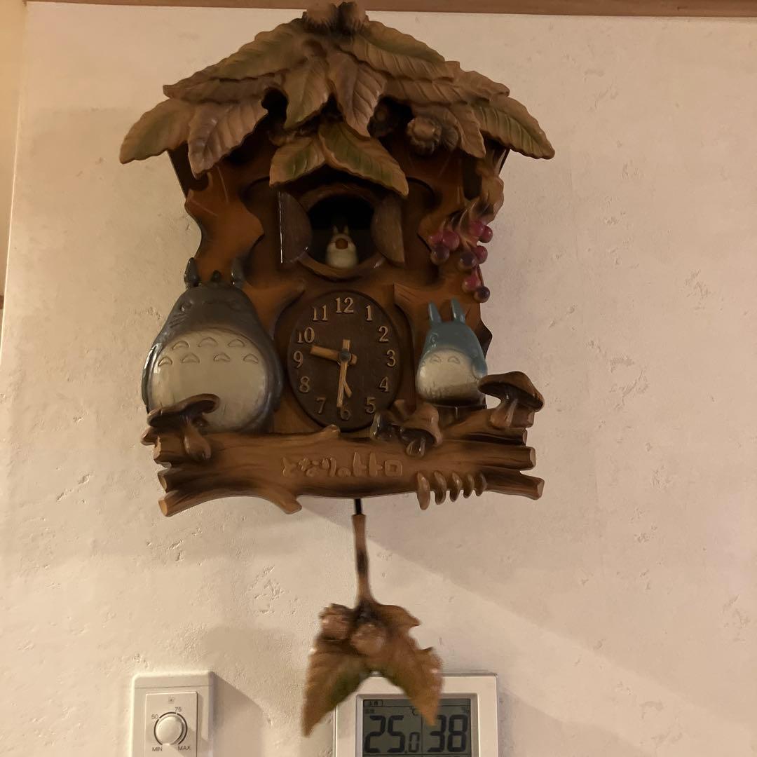 トトロデザイン 木製掛け時計