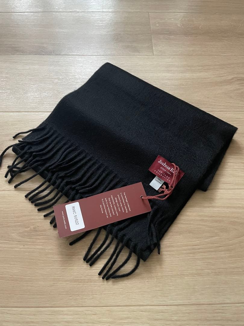 『未使用品！！』Joshua Ellisジョシュアエリス／カシミヤマフラー