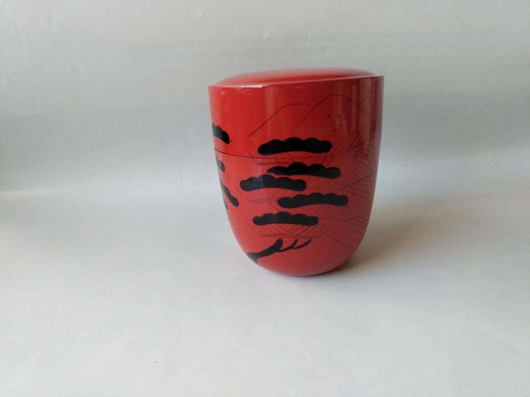 加賀蒔絵師 中村秀甫 作 玄々斉好 曙棗 共箱 棗 漆器 漆芸 茶道具 新品