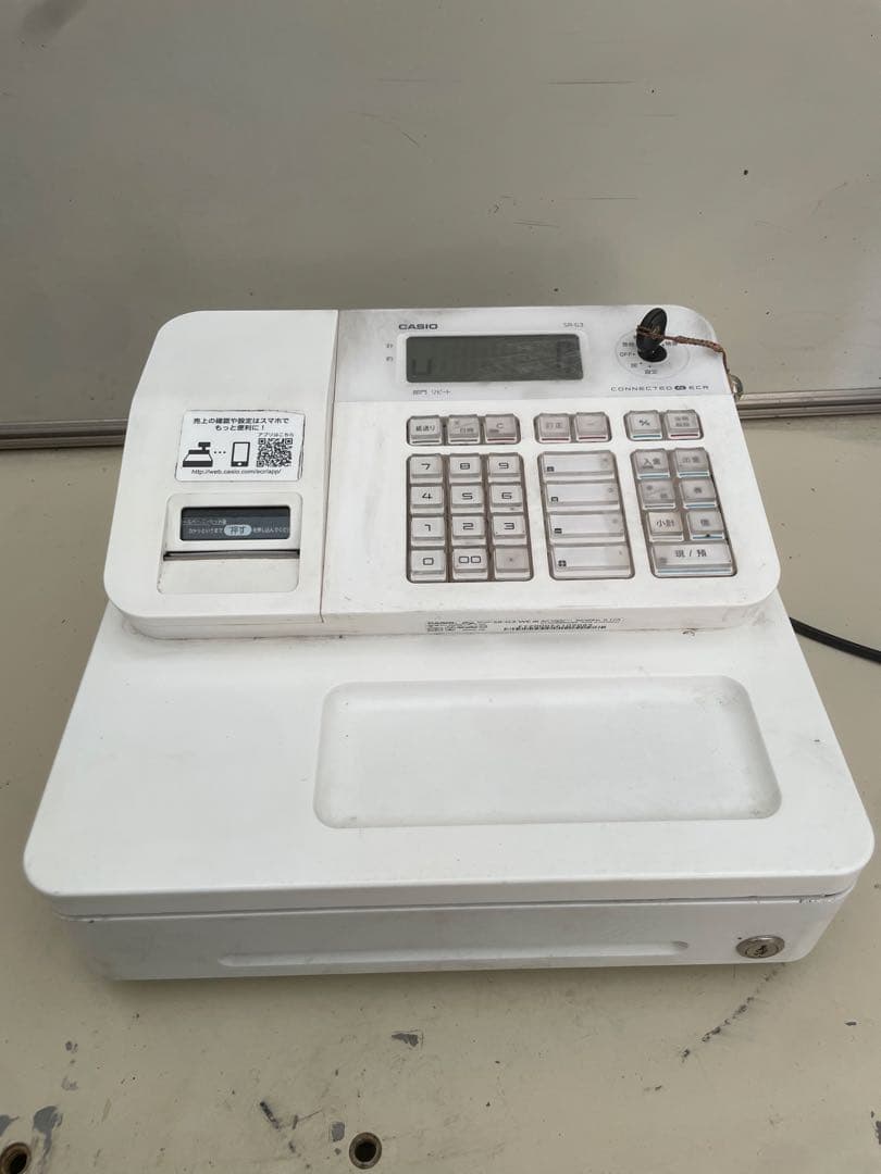 通電確認済みCASIO SE-G3ブラック レジスター