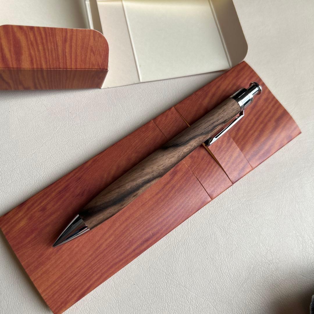 工房楔 ペンシル楔 シャーペン 0.5mm 黒柿　新品　未使用