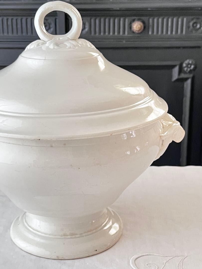 【美品】OPAQUE DE SARREGUEMINES スーピエール 特大サイズ