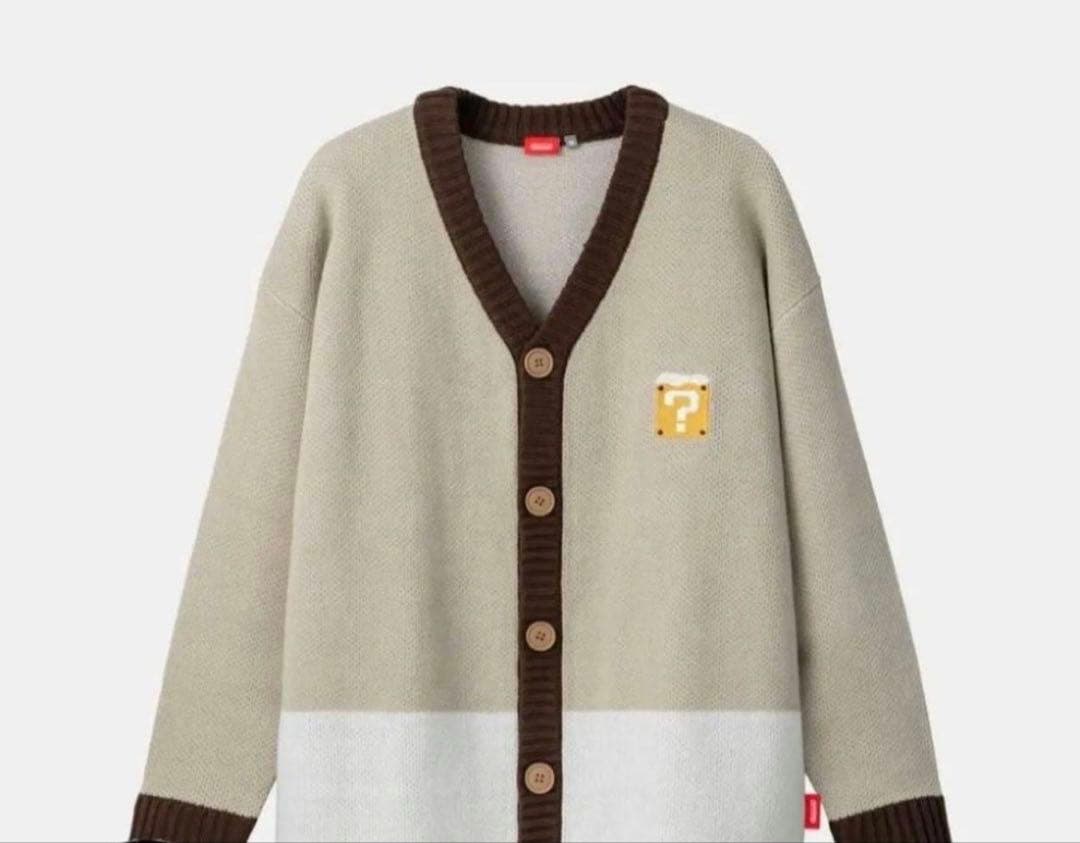 Nintendo スーパーマリオ ウインターコレクション カーディガン Lサイズ