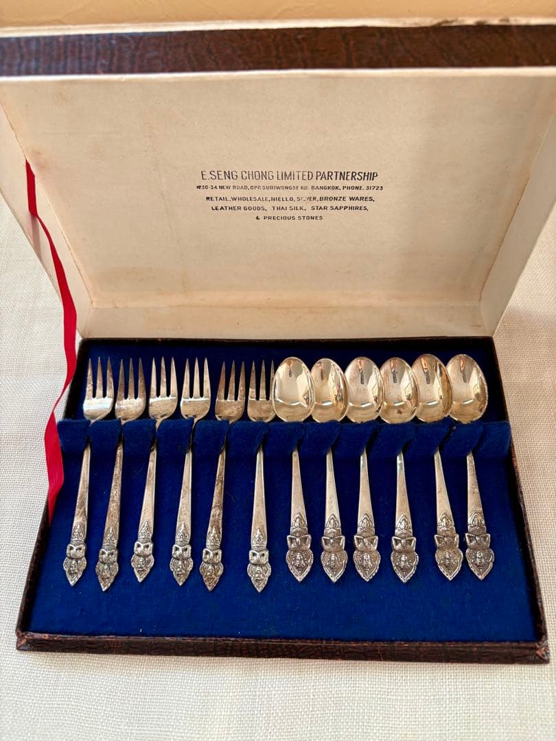 ヴィンテージ　銀製　カトラリーセット