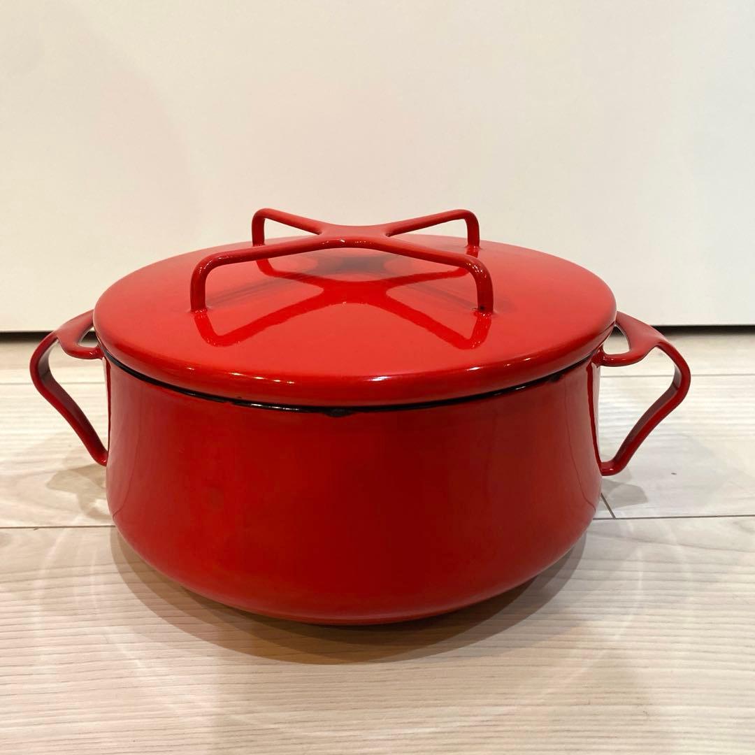 DANSK ダンスク　赤　両手鍋　19㎝