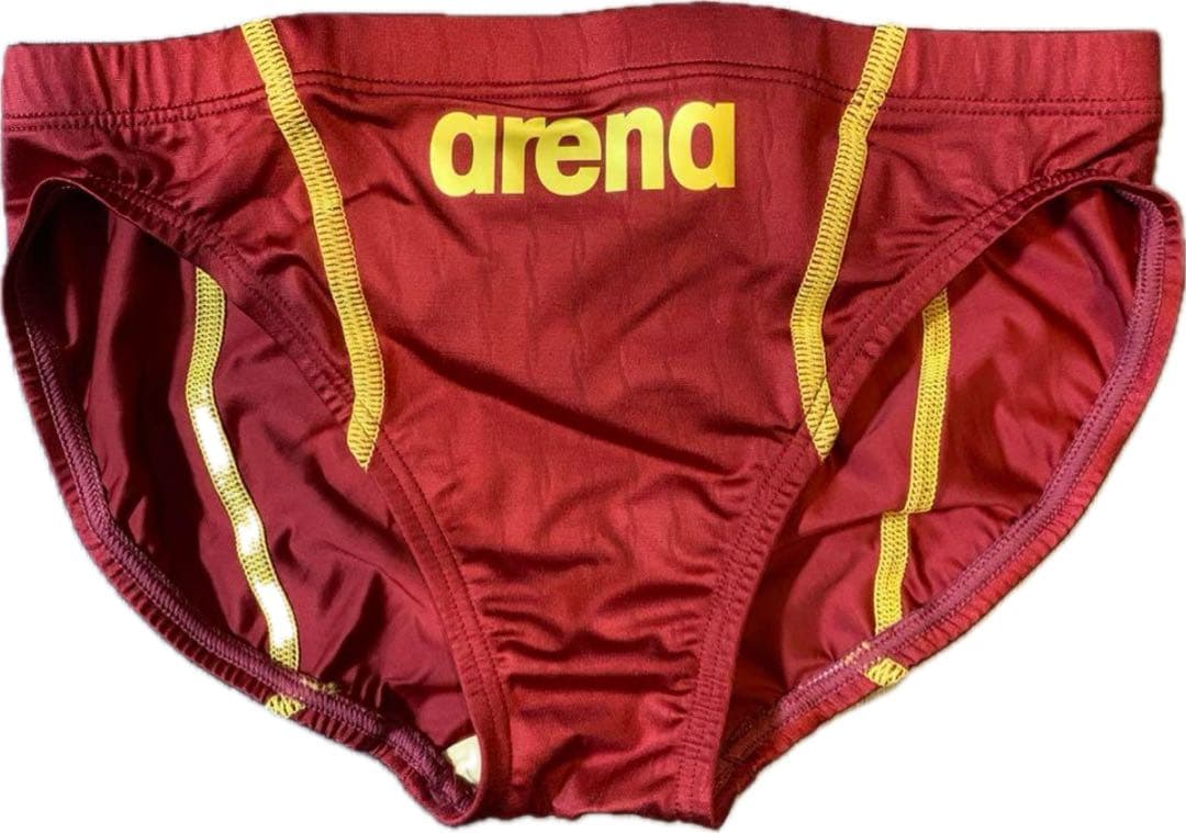 arena 競泳水着 競パンARN-7023M 紫・赤 Mサイズ おまけ付き