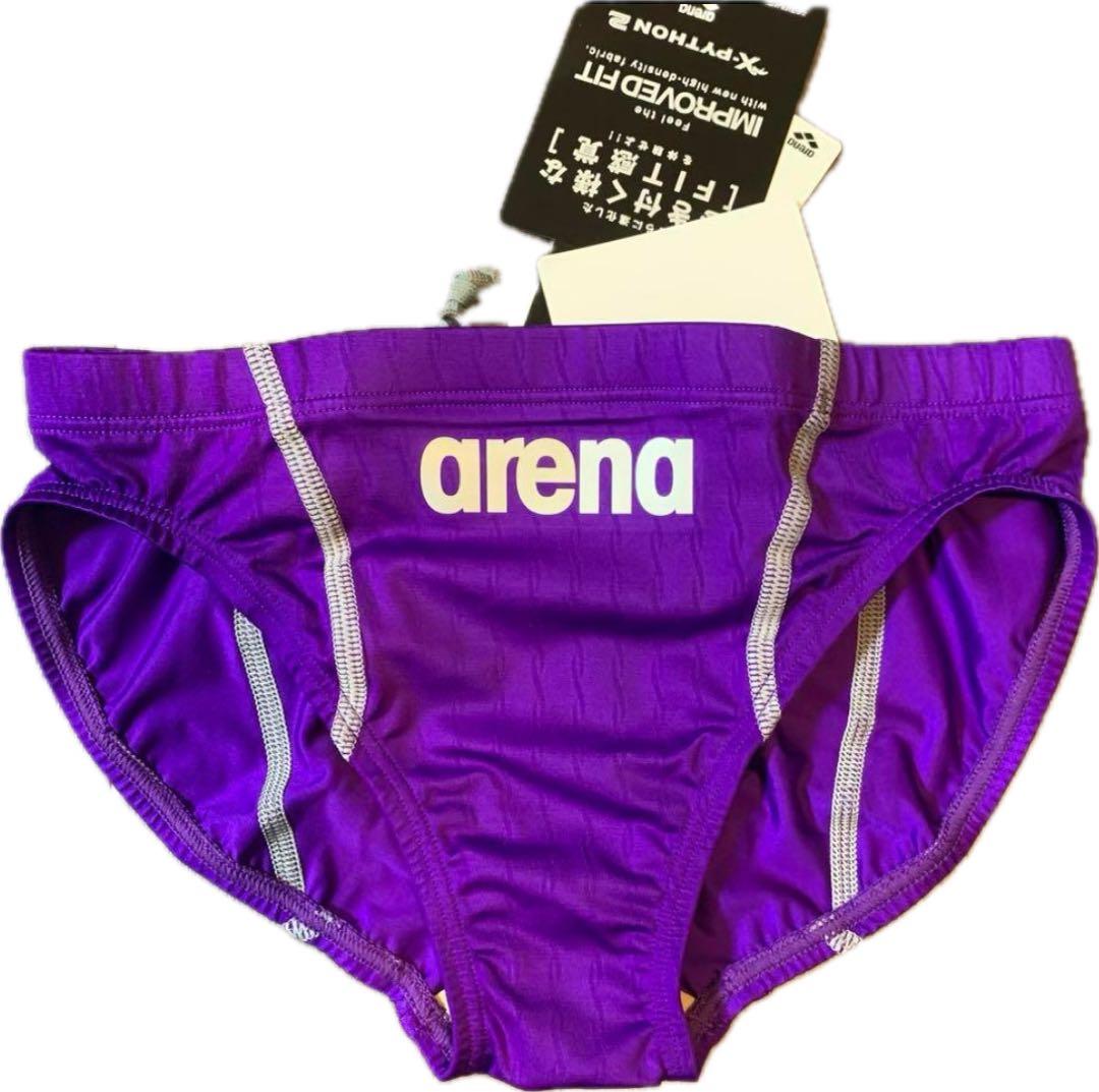 arena 競泳水着 競パンARN-7023M 紫・赤 Mサイズ おまけ付き