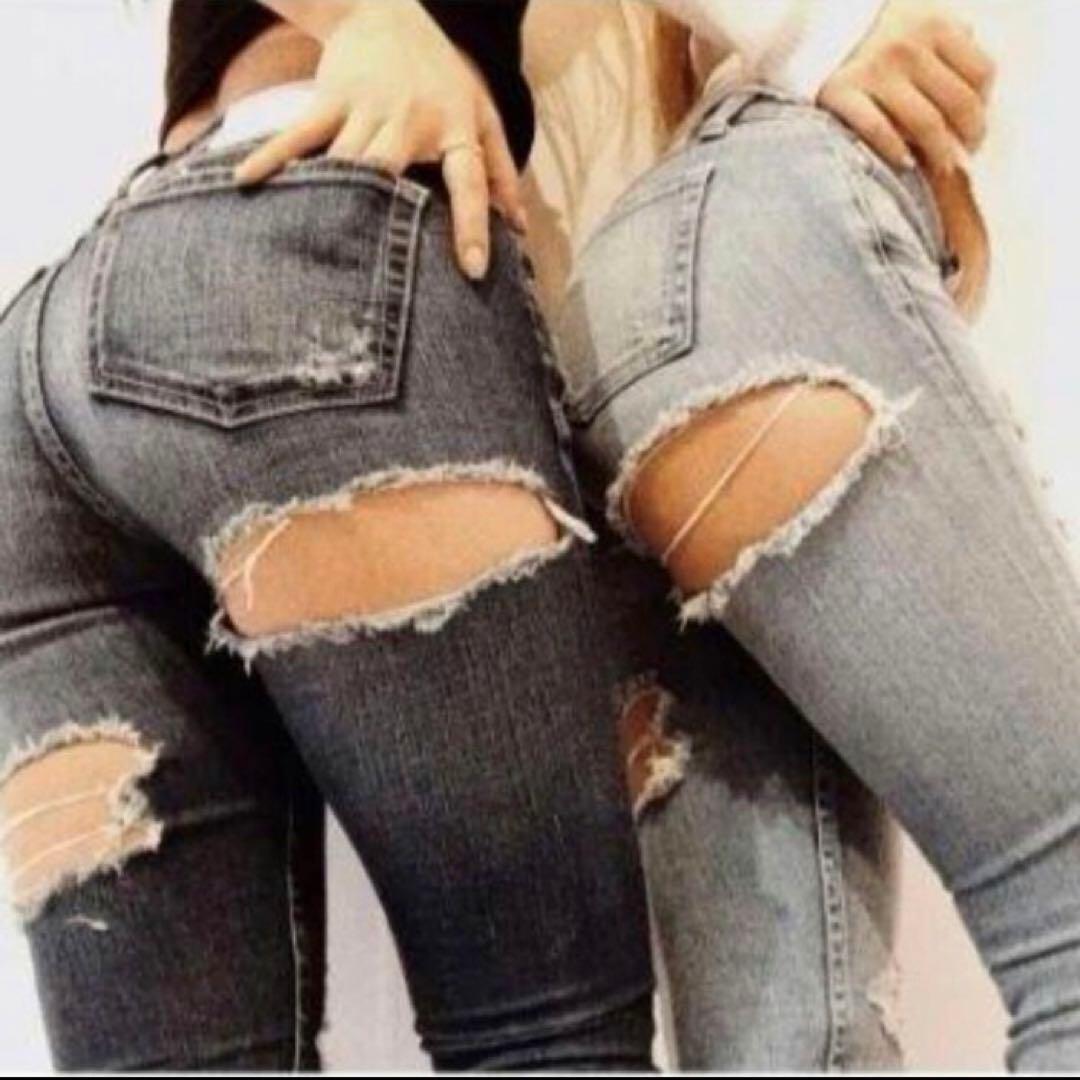 gyda bothripped デニム