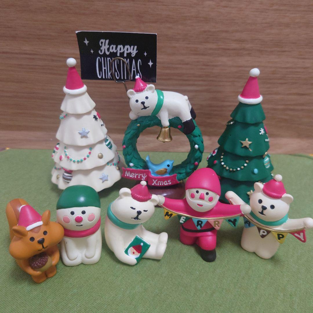 DECOLE　デコレ コンコンブル クリスマス　サンタ　ツリー８点