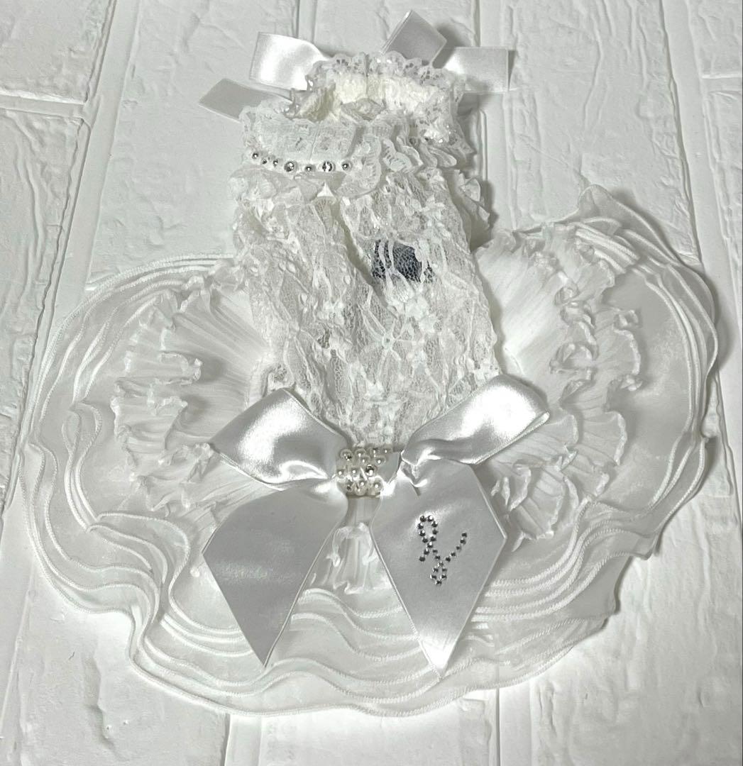 【新品】luxebirdieリュクスバーディSSチュールドレスビジューリボン