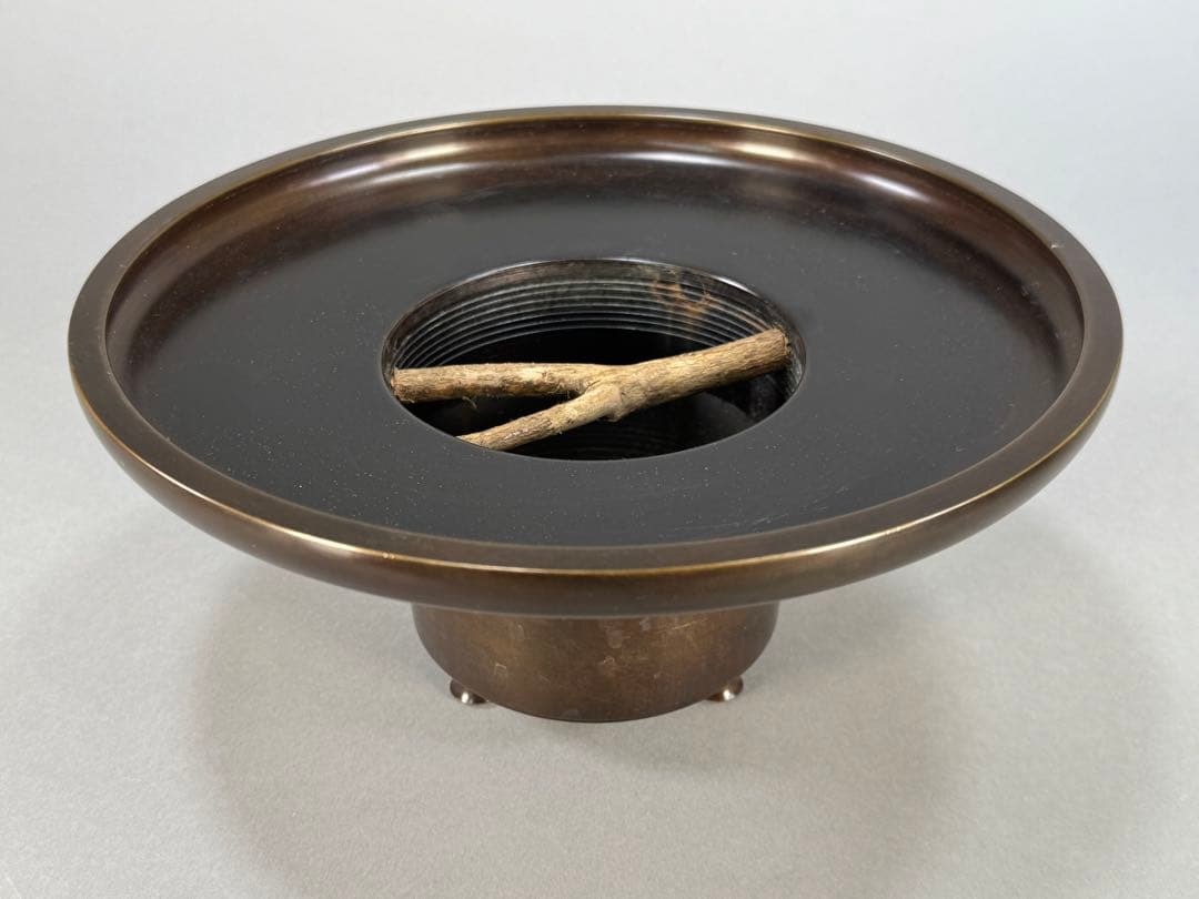 いけばな　池坊　御玄猪 高岡銅器 吉野竹治 唐銅 花器 花入 花生 華道具　生花