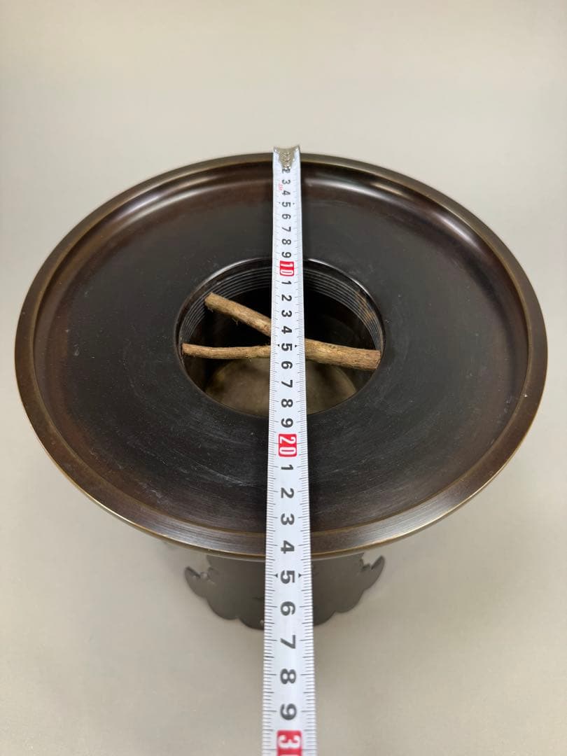 いけばな　池坊　御玄猪 高岡銅器 吉野竹治 唐銅 花器 花入 花生 華道具　生花