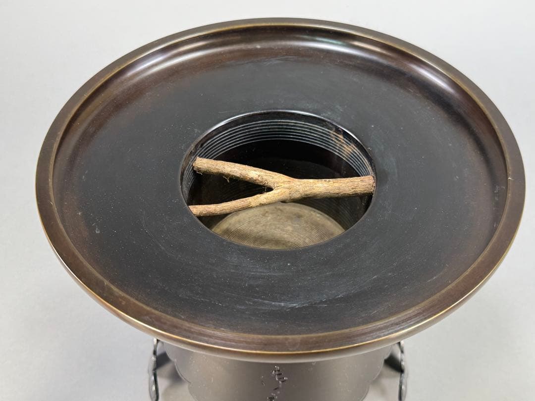 いけばな　池坊　御玄猪 高岡銅器 吉野竹治 唐銅 花器 花入 花生 華道具　生花