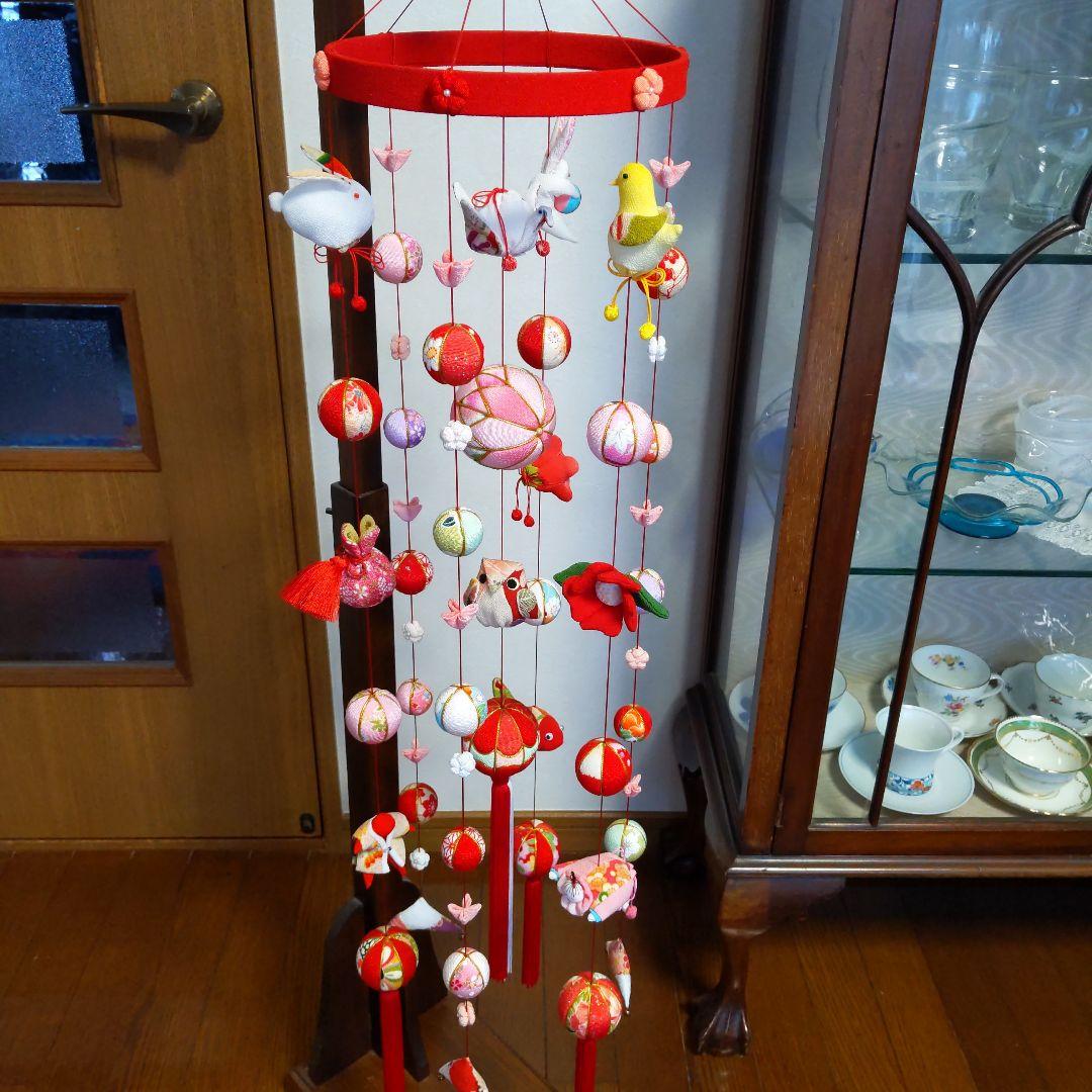 ちりめん細工　お雛様下げ飾りさげもん(中)