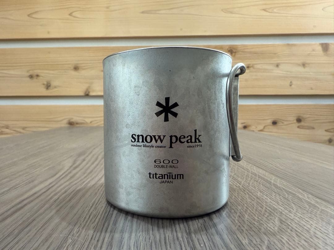 スノーピーク チタン ダブルマグ 600