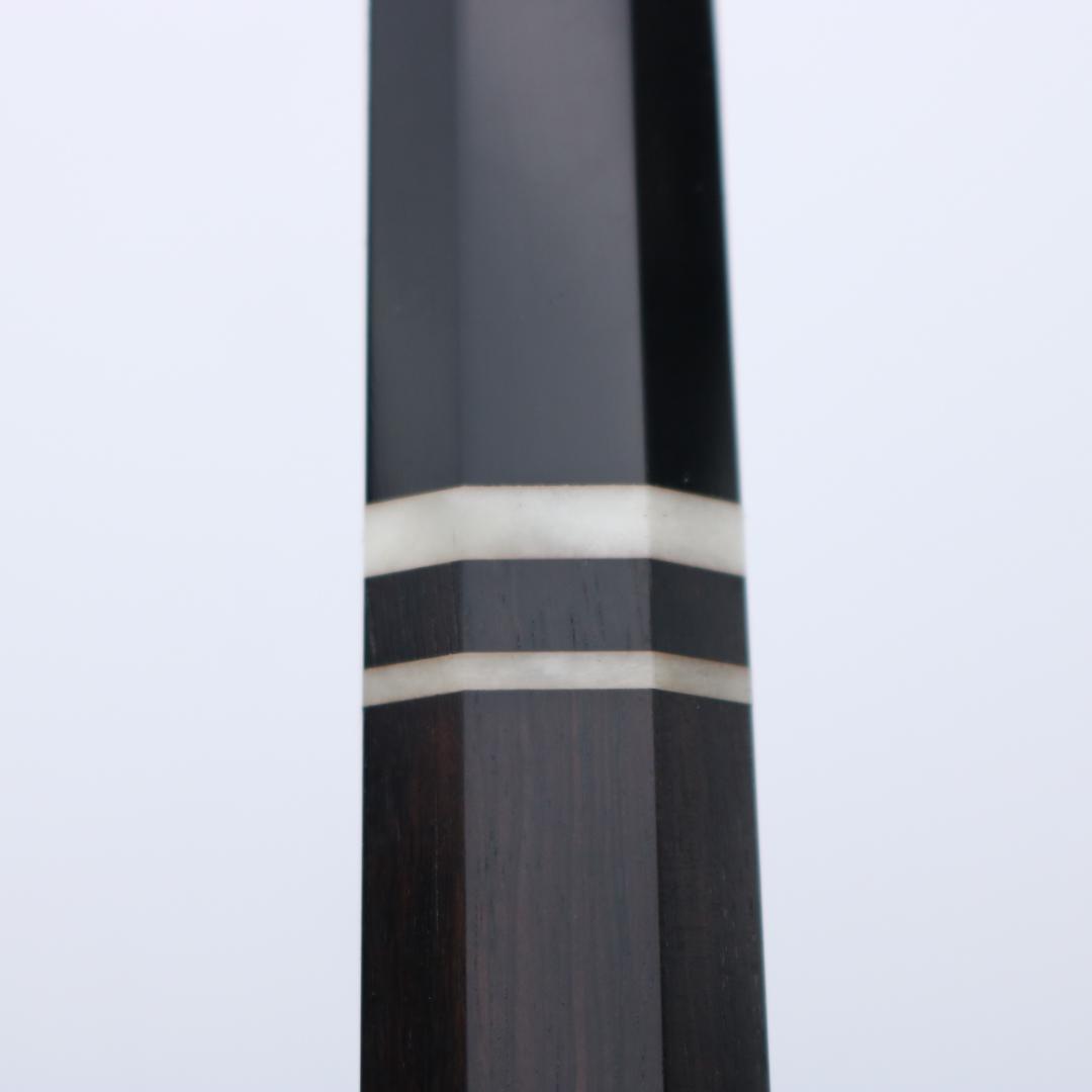 黒檀八角 両水牛 牛骨三輪 包丁の柄 ハンドル 牛刀210mm用