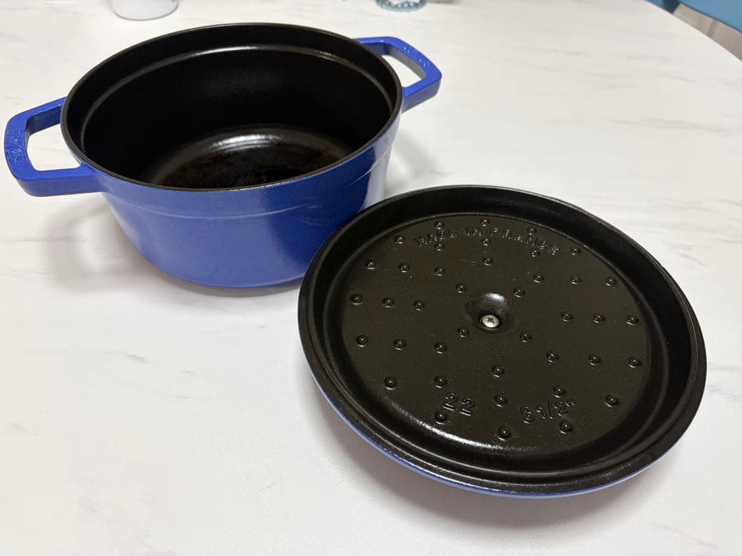 STAUB ホーロー鍋 22cm ブルーベリー　正規品