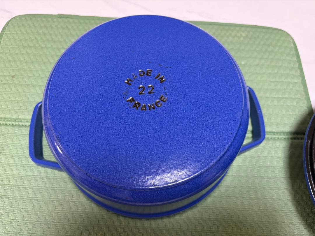 STAUB ホーロー鍋 22cm ブルーベリー　正規品