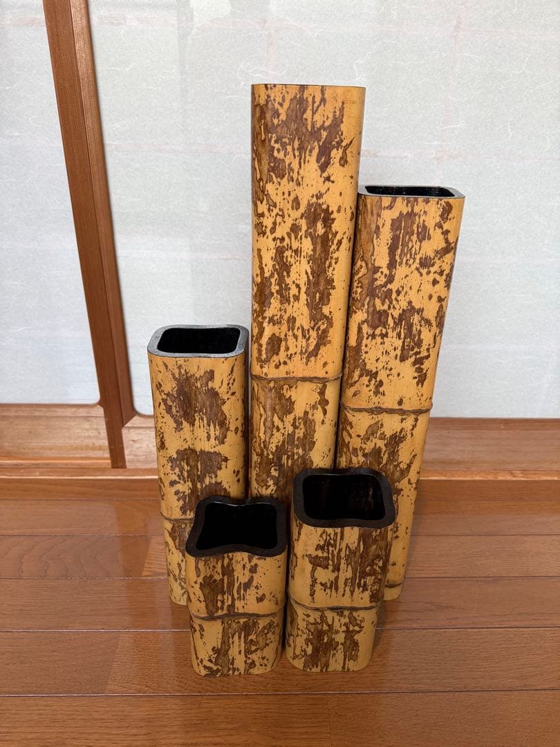 51 角の斑竹の五管セット