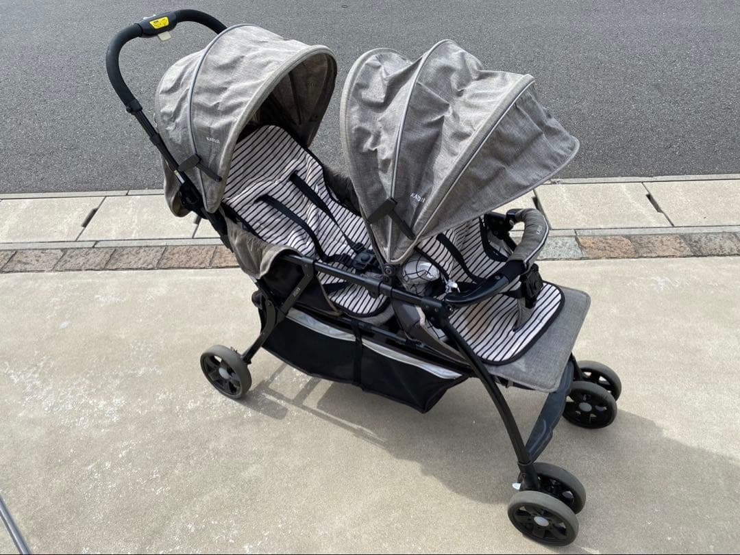 【ナダルさん】KATOJI 二人乗りベビーカー