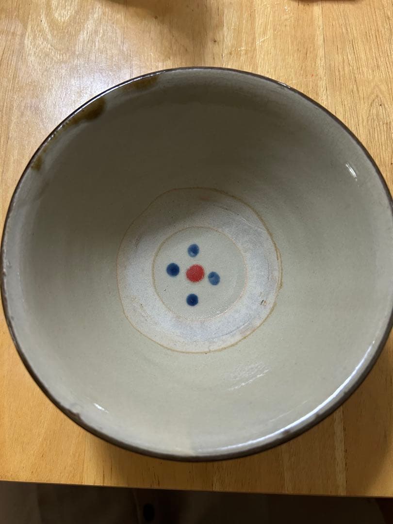 希少　ハイビスカスやちむん　宮城須美子さんの作品　人間国宝金城次郎