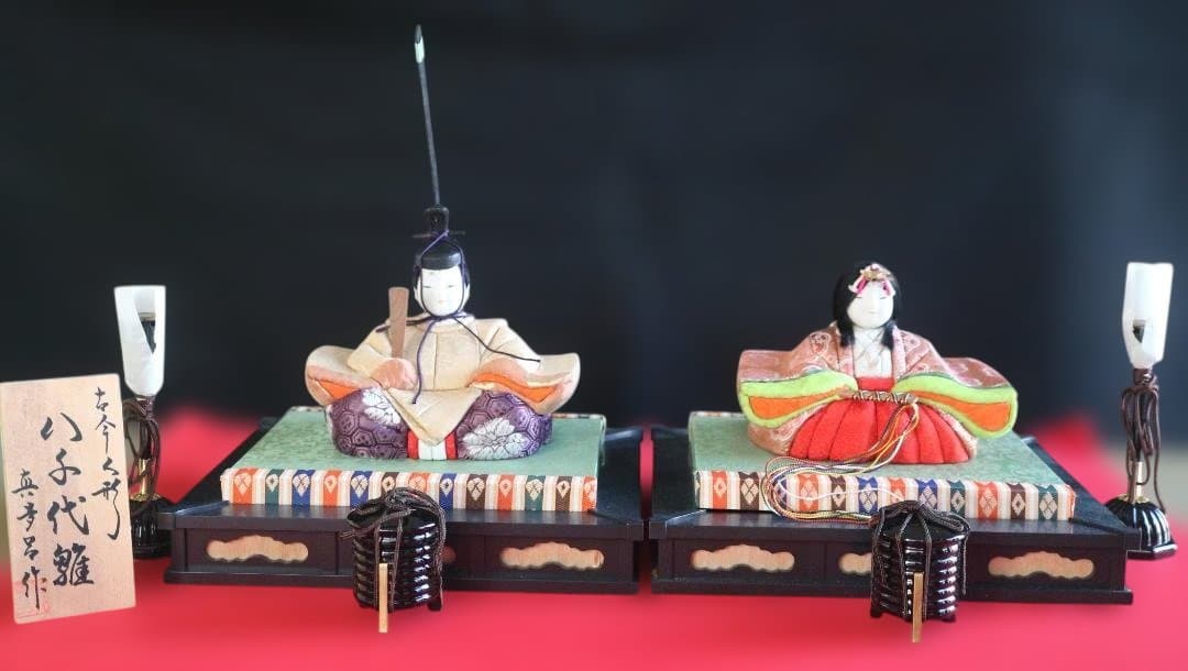 ひな人形，古今人形、八千代雛、真多呂作、雛人形，お雛様、ひな祭り、雛飾り、親王飾
